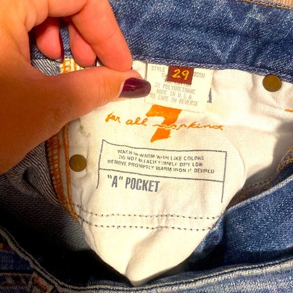 7 For All Mankind A Pocket Jeans Size 29 - Picture 5 of 11